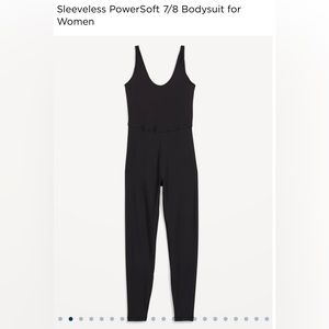 Sleeveless PowerSoft Bodysuit for Women - 25 inch inseam